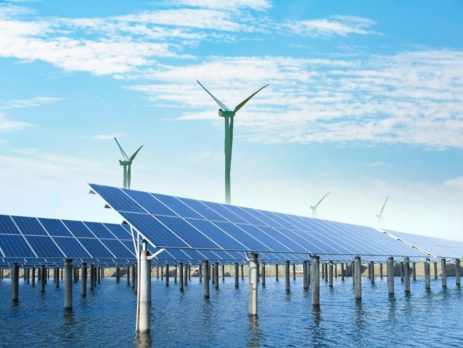 solar, wind and water power