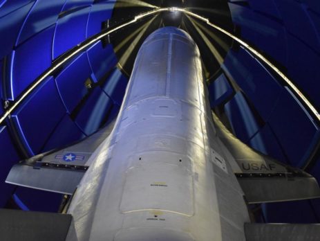 Encapsulated X-37B Orbital Test Vehicle For U.S. Space Force-7 Mission Launched 17 May 20 (COURTESY OF BOEING)